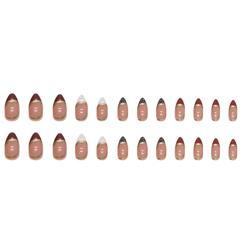 Mixed Color French Toe Press-On Nails by Winails