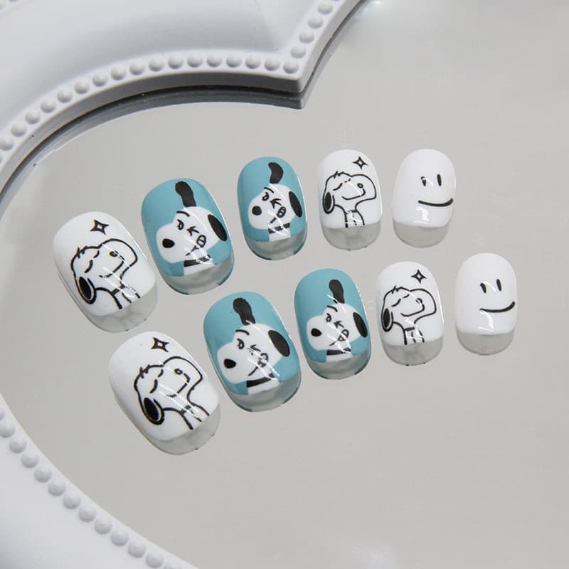 Blue Snoopy Toe Classic Press-On Nails by Winails