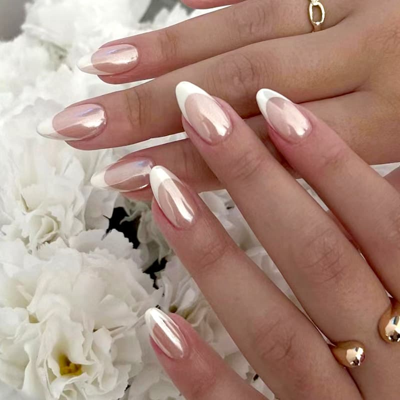 Aurora French Press-On Nails by Winails